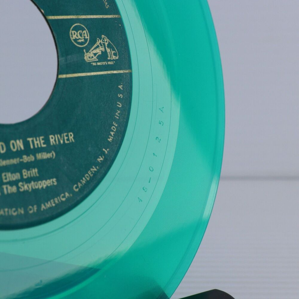 Elton Britt  - Driftwood In The River/Tears 1949 45 rpm 7" Single Record 48-0125 - Picture 6 of 11